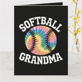 Softball-Oma Karte (Gelbe Blume)