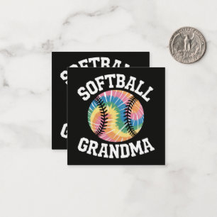 Softball-Oma Mitteilungskarte