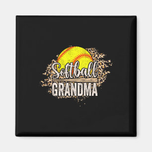 Softball-Oma Nana Muttertags-Jubel-Jungen-Sp Magnet