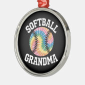 Softball-Oma Ornament Aus Metall (Links)