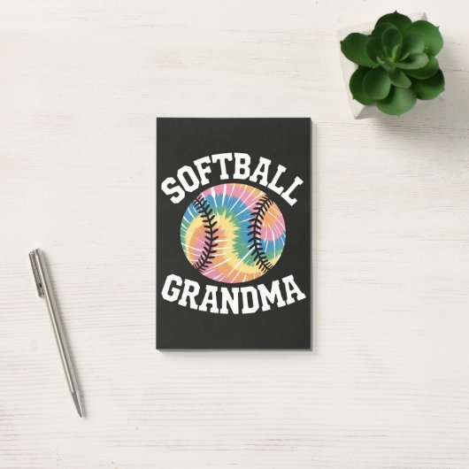 Softball-Oma Post-it Klebezettel (Büro)