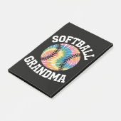 Softball-Oma Post-it Klebezettel (angewinkelt)