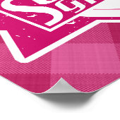 Softball-Oma-Poster drucken Poster (Ecke)