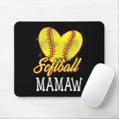 Softball-Oma Softball-Spielerin Mousepad (Mit Mouse)