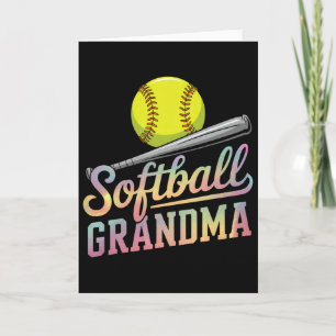 Softball-Oma Softball-Spielerin Spieltag Mütter  Karte