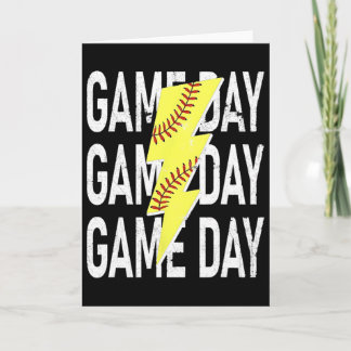 Softball-Oma-Spieltag-Grafik mit lustiger Atmosphä Karte