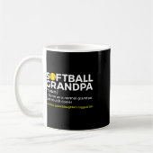 Softball-Opa-Definition Enkeltochter größte Kaffeetasse (Links)