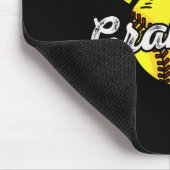 Softball Opa Großvater Vatertag Mousepad (Ecke)