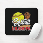 Softball Opa Softball Player Game Day Father's Mousepad (Mit Mouse)