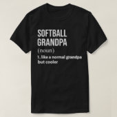 Softball Opa wie ein normaler Opa, aber cooler T-Shirt (Design vorne)
