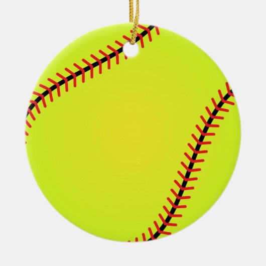 Softball-Ornament - SRF Keramikornament (Vorne)