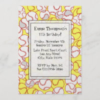 Softball-Party Einladung