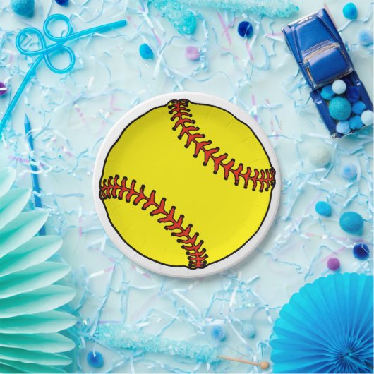 Softball Party Paper Teller (Party)