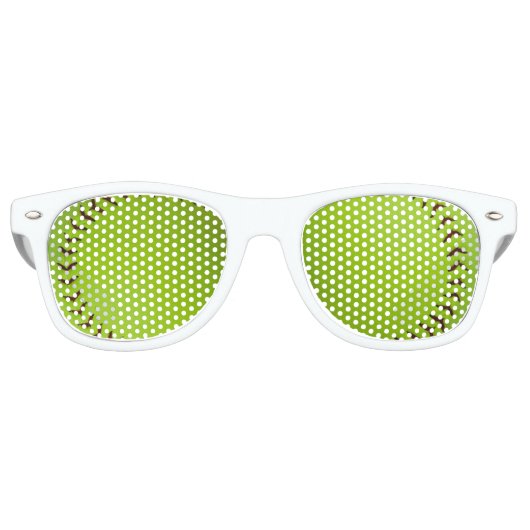 Softball-Party Sonnenbrille (Vorderseite)