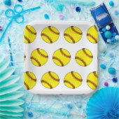 Softball-Party-Tellerplatten Pappteller (Party)