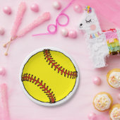 Softball-Party-Tellerplatten Pappteller (Party)