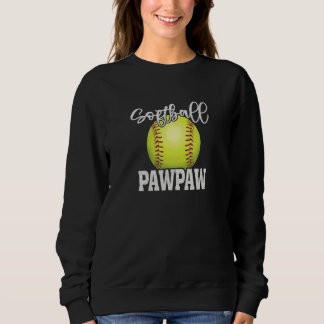 Softball Pawpaw Vintage Softball Familie passend Sweatshirt