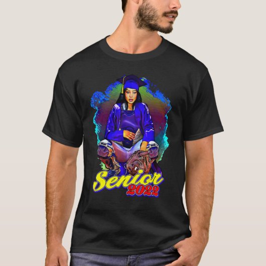 Softball-Pitcher-Fangausrüstung Abschlussklasse T-Shirt (Vorderseite)