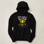 Softball Pitcher Hoodie (Design vorne)