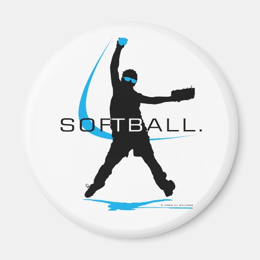 Softball - Pitcher Magnet (Vorne)