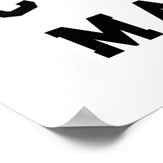 Softball Player Abschluss Poster (Ecke)