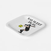 Softball Player Coach Sports Party Pappteller (Gewinkelt)