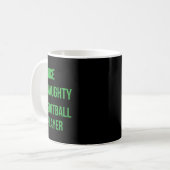 Softball Player Funny Pajama Weihnachtsgeschenk Kaffeetasse (Vorderseite Links)