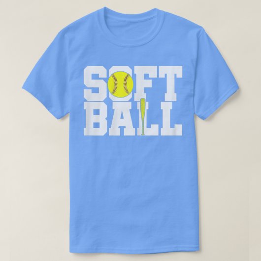 Softball Player Game Lover Softballer T-Shirt (Design vorne)