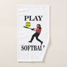 Softball Player Play Softball