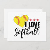 Softball Player | Softballer Team Coach Geschenke Postkarte (Vorne/Hinten)