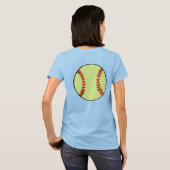 Softball Player T-Shirt (Schwarz voll)