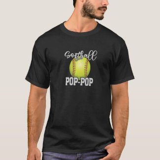 Softball Pop Pop Vintage Softball Familie passend T-Shirt