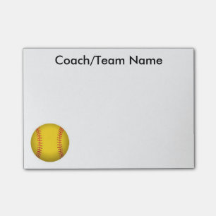 Softball-Post-it-Notiz Post-it Klebezettel