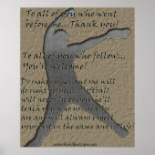 Softball-Poster Poster (Vorne)