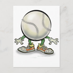 Softball Postkarte