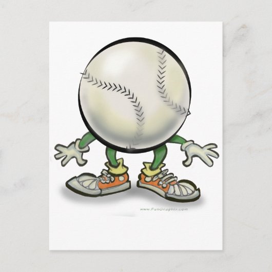 Softball Postkarte (Vorderseite)