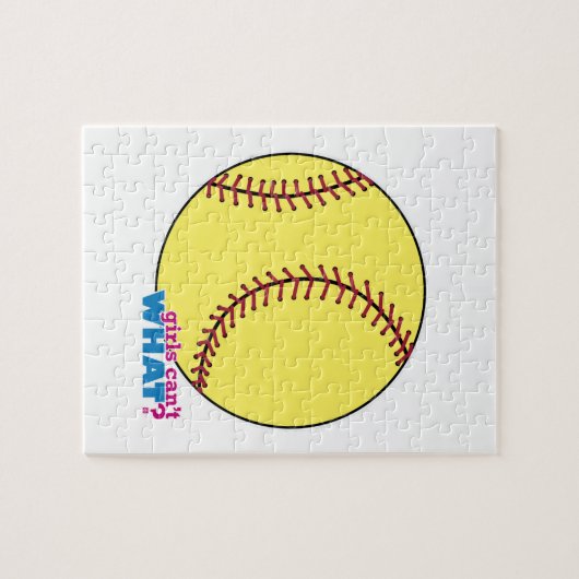 Softball Puzzle (Horizontal)