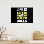 Softball Quote for a Softball Pitcher Poster (Küche)