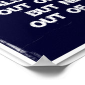 Softball Quotes Blue Collage 1-4 Poster (Ecke)