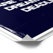 Softball Quotes Blue Collage 5-8 Poster (Ecke)