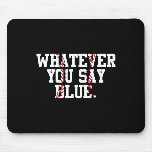Softball-Schiedsrichter Baseball-Schiedsrichter Wa Mousepad (Vorne)