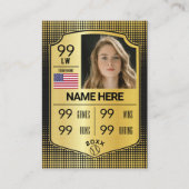 Softball-Schild-Karte für den Softball-Handel Telefonnummerkarte (Vorderseite)