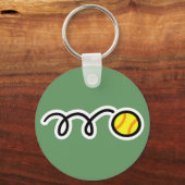 Softball Schlüsselanhänger (Vorderseite)