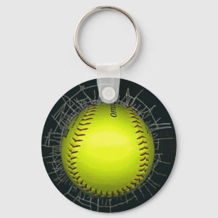 Softball-Schlüsselanhänger Schlüsselanhänger