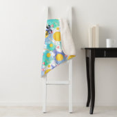 Softball Senior Abschluss Geschenk Aquarelltöne Sherpadecke (Beispiel)