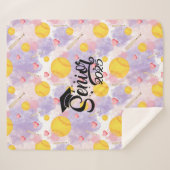 Softball Senior Abschluss gift rosa Herz Sherpadecke (Vorderseite (Horizontal))