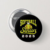 Softball Senior Class 2025 Button (Vorne & Hinten)