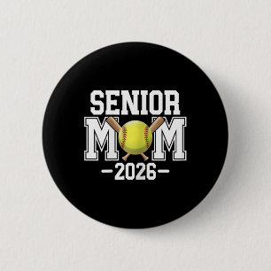 Softball Senior-Mutter, Abiturientin 2026, Senior Button