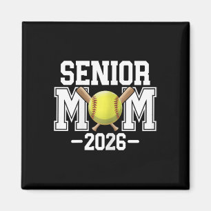 Softball Senior-Mutter, Abiturientin 2026, Senior- Magnet