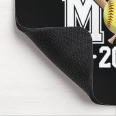Softball Senior-Mutter, Abiturientin 2026, Senior- Mousepad (Ecke)